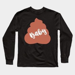 Baby Poop Family Emoji Sticker Long Sleeve T-Shirt